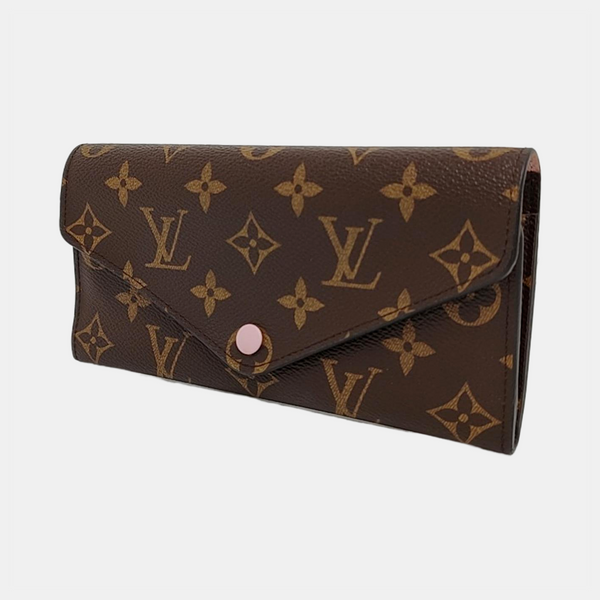 JOSÉPHINE Monogram Coated Canvas Brown Wallet
