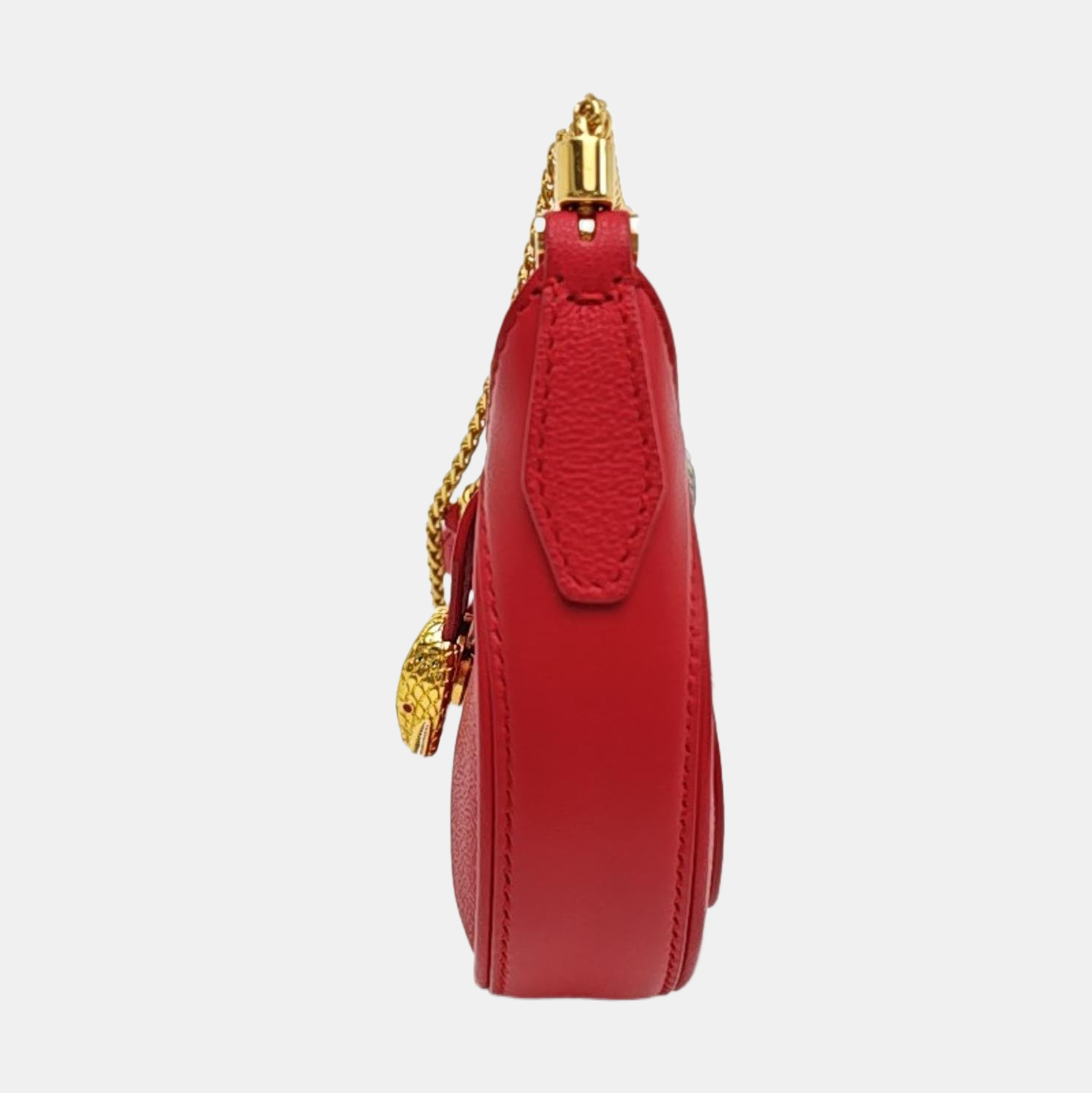 SERPENTI ELLIPSE Mini Calfskin Red