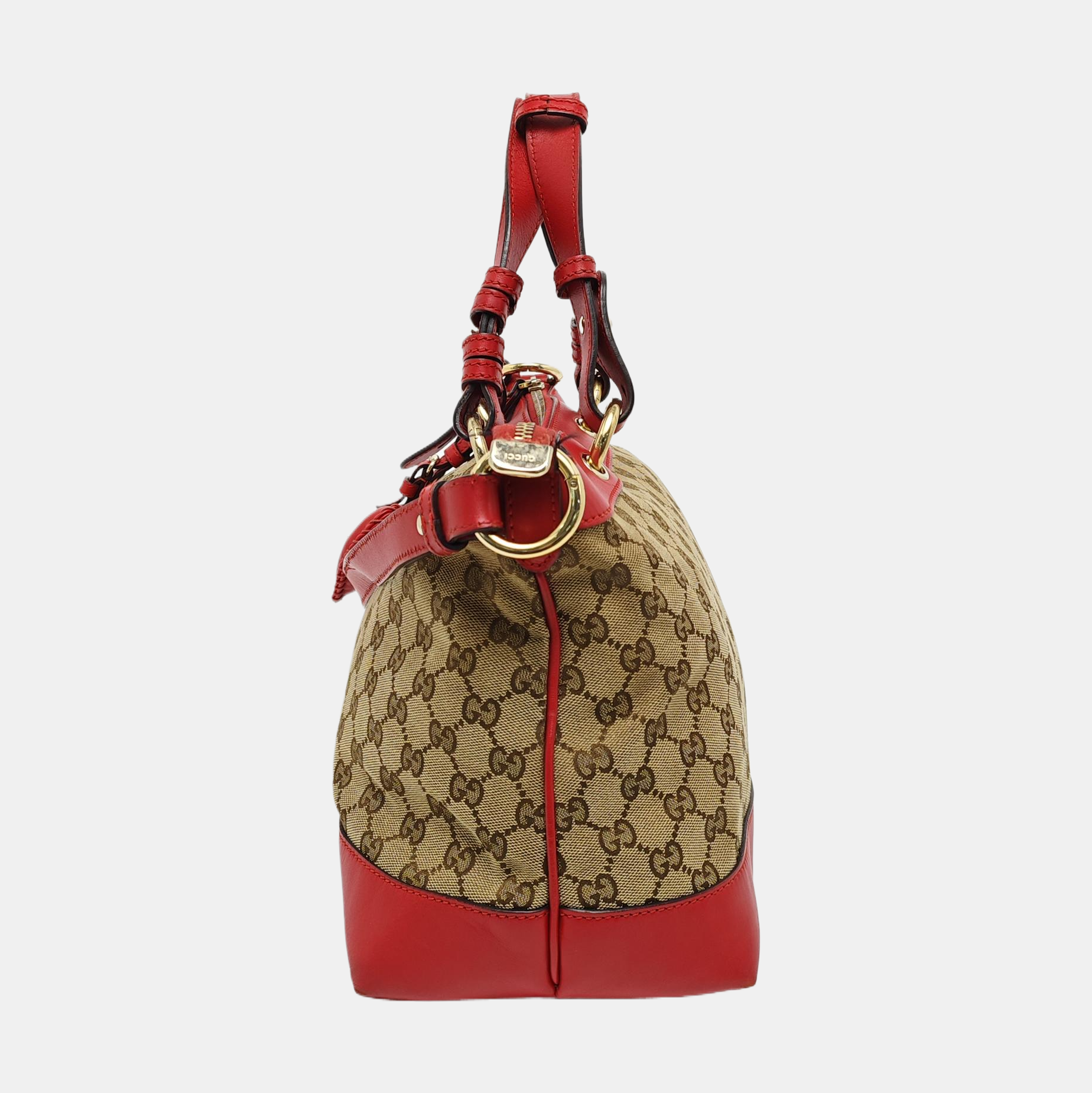 Monogram Canvas Tote Bag Beige