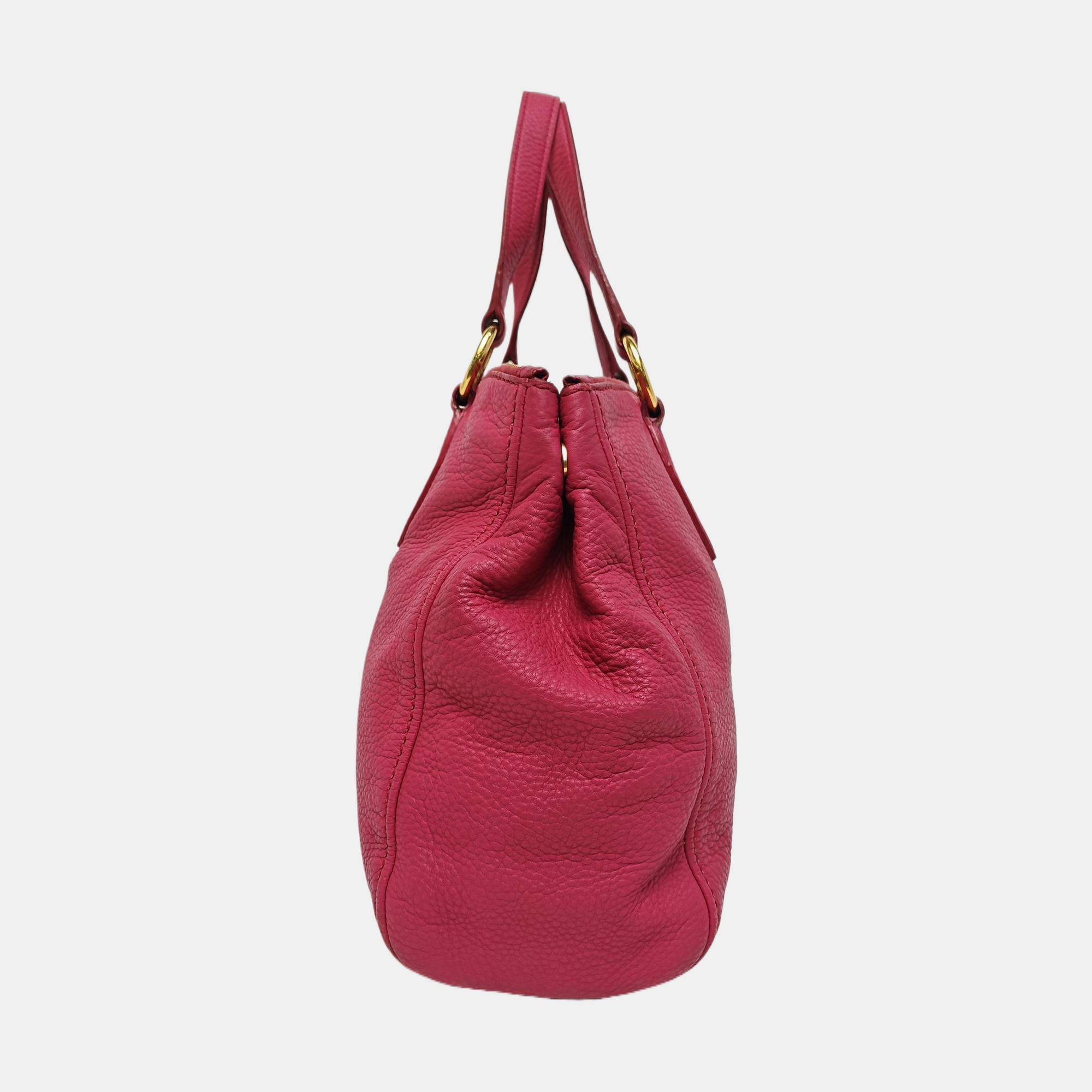 Calfskin Tote Bag Red