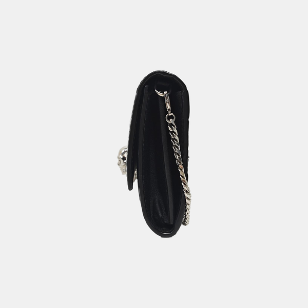 Calfskin Shoulder Bag Black