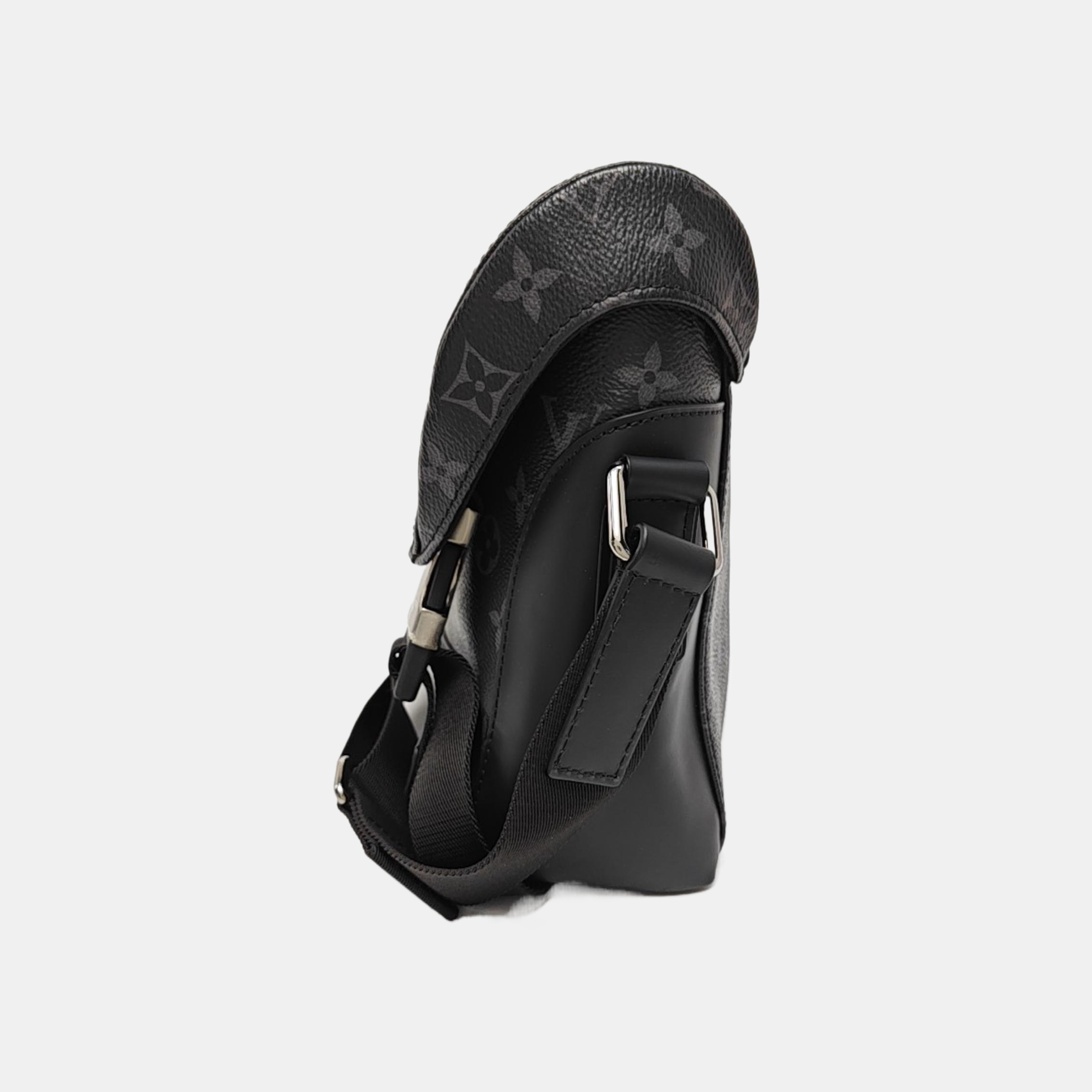 VOYAGER PM Monogram Coated Canvas Black