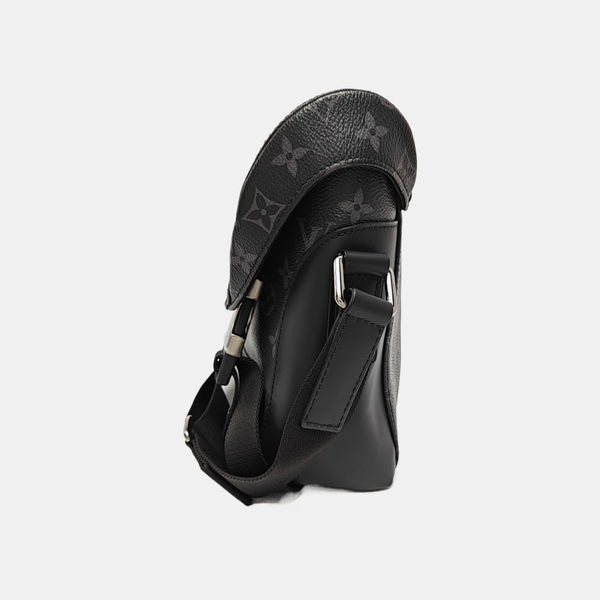 VOYAGER PM Monogram Coated Canvas Black