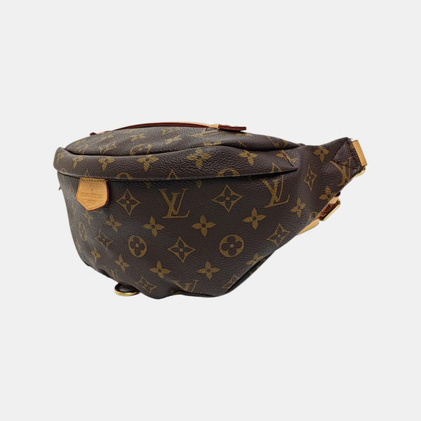 BUMBAG Monogram Coated Canvas Brown