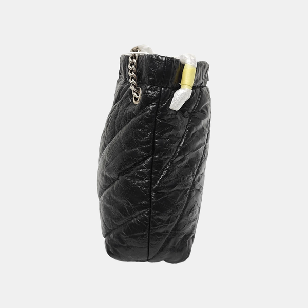 Crush Quilted Calfskin Black