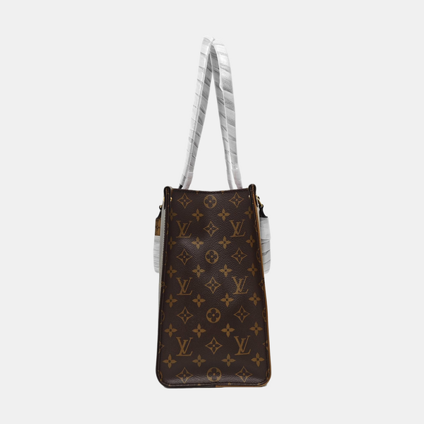 ONTHEGO MM Monogram Coated Canvas Brown
