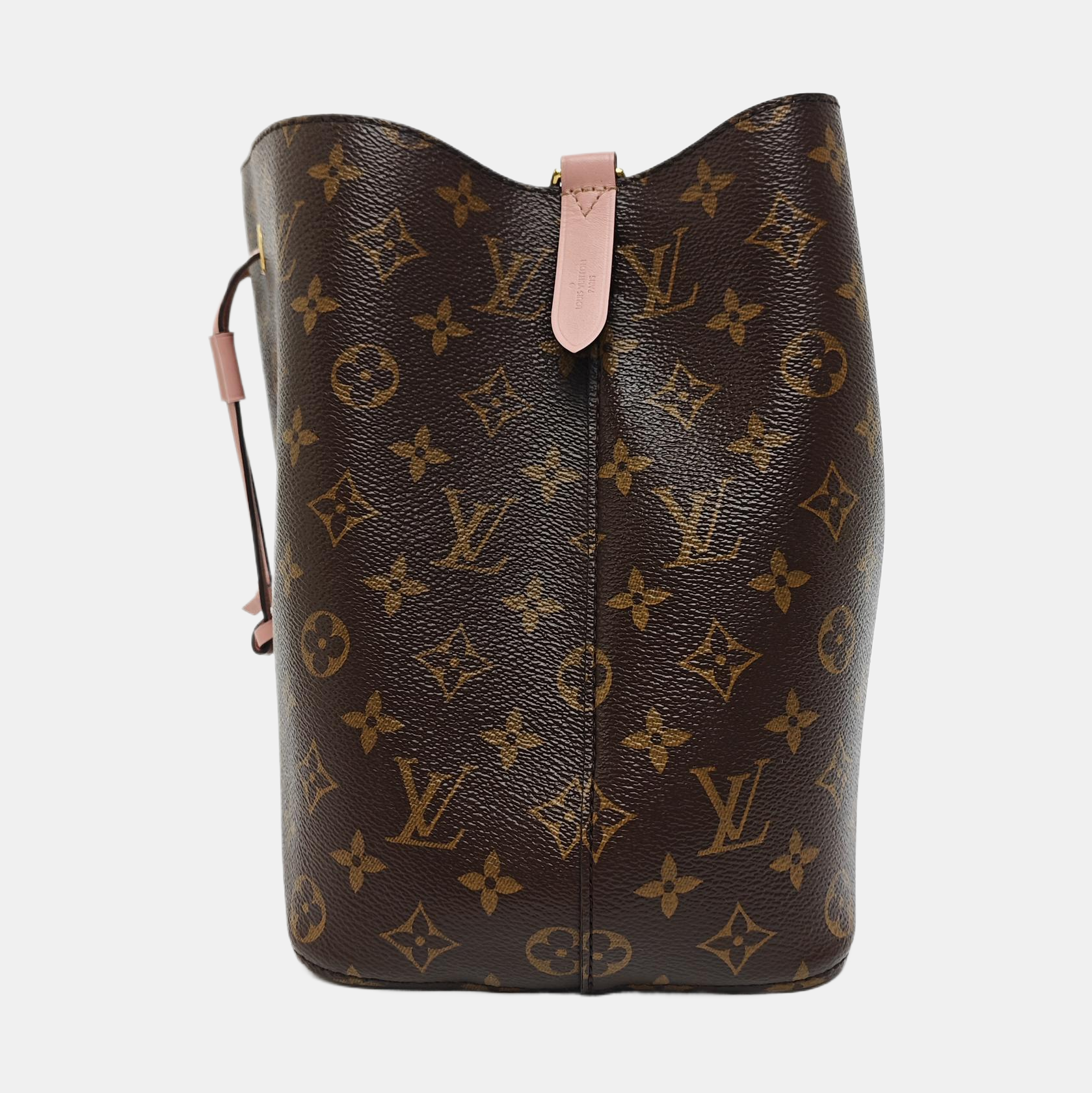 NÉONOÉ MM Monogram Coated Canvas Brown