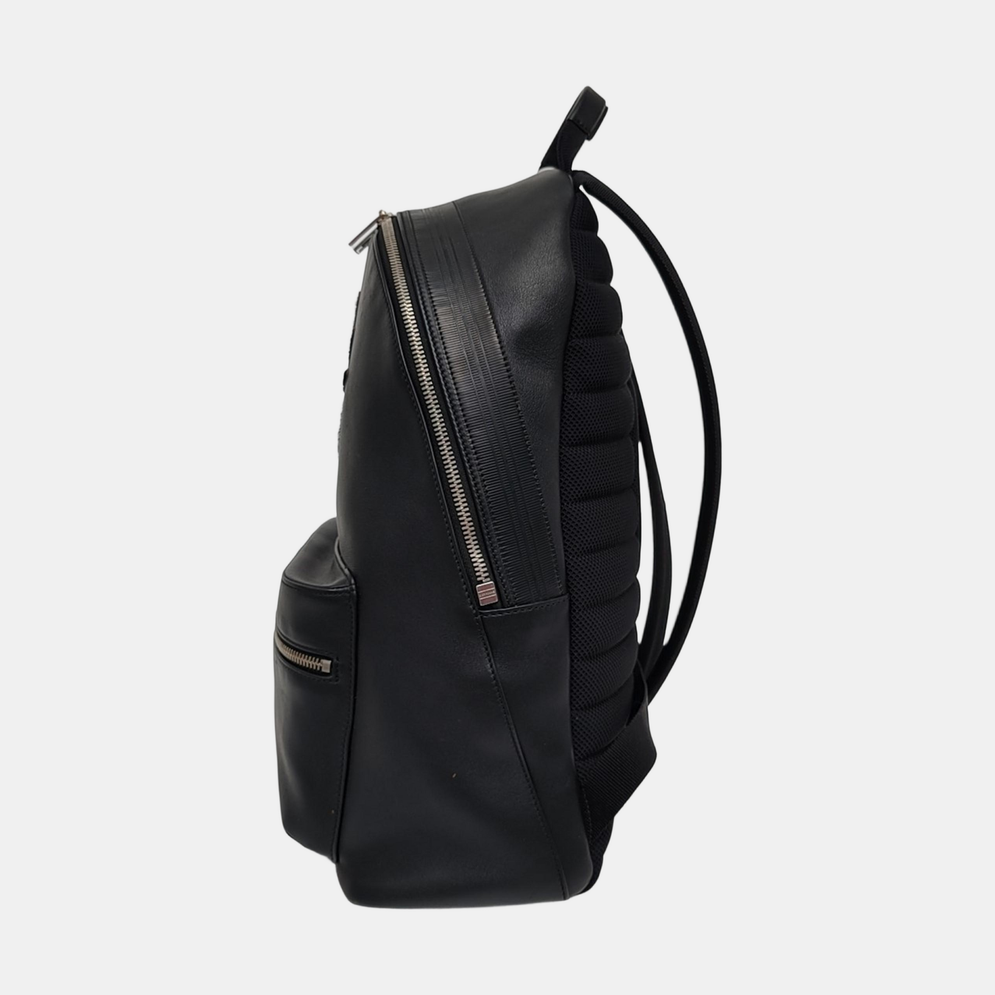 Leather Backpack Black