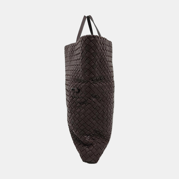 Calfskin Shoulder Bag Brown