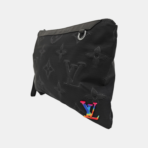 LOUIS VUITTON 2054 Monogram Fabric Black