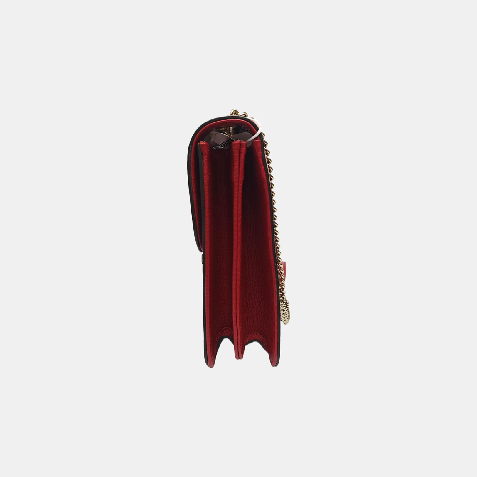 Interlocking G Large Calfskin Red