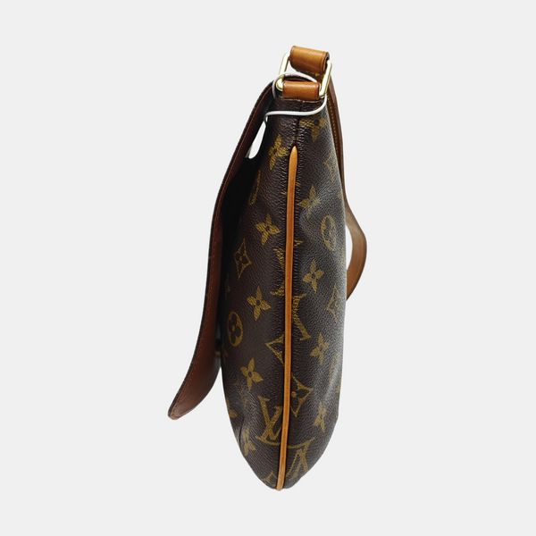 MUSETTE TANGO PM Monogram Coated Canvas Brown