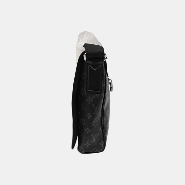 DISTRICT MM Monogram Coated Canvas Black