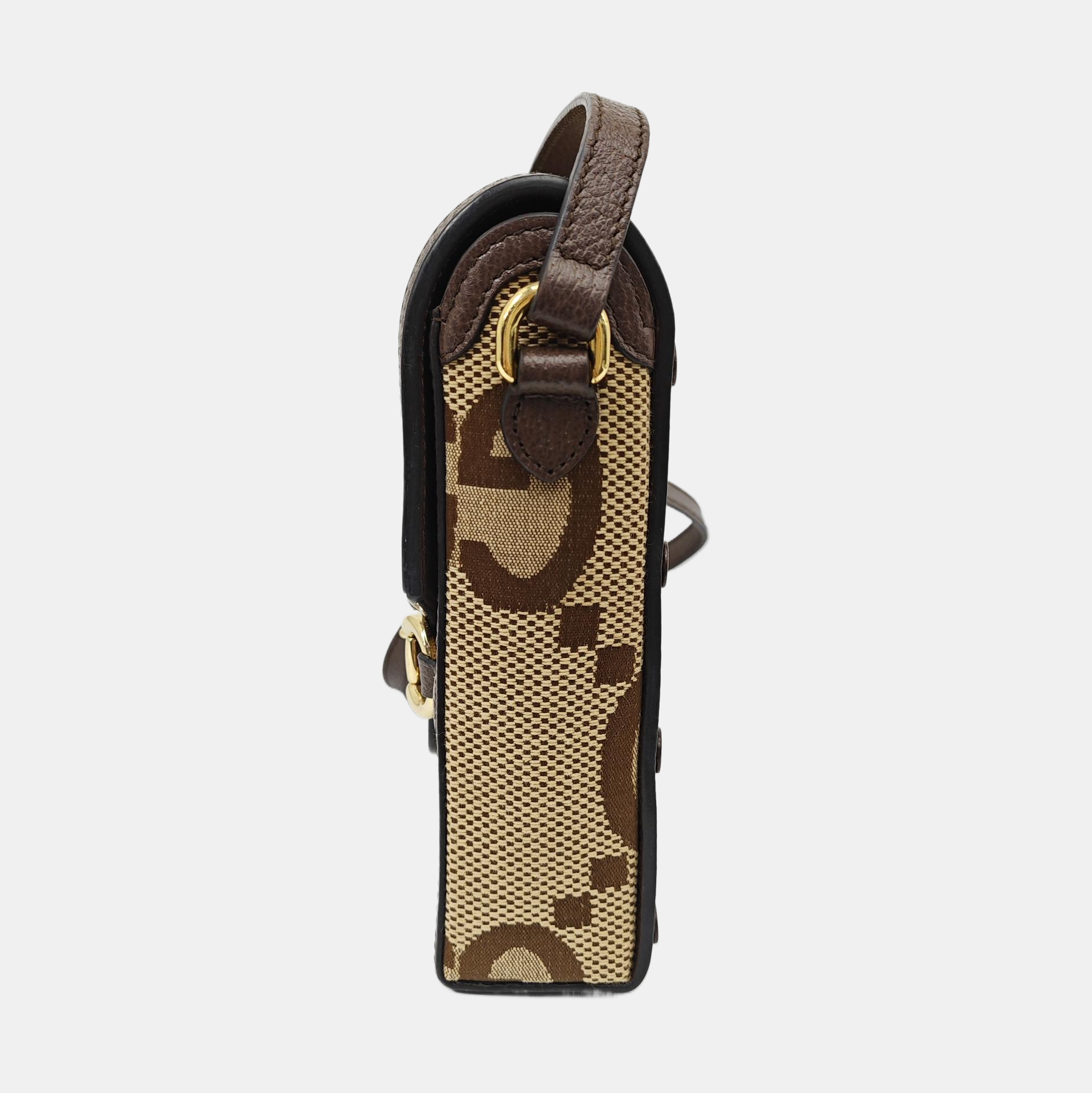Horsebit 1955 Mini Monogram Canvas Beige