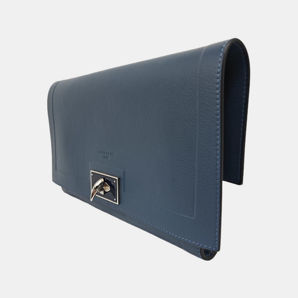 Calfskin Clutch Blue