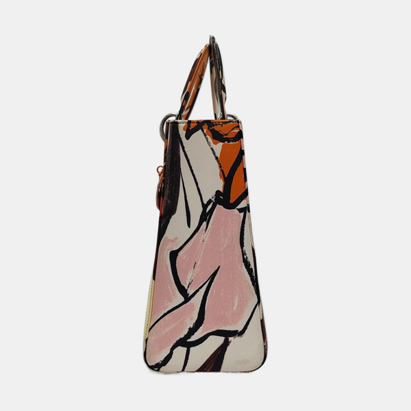 Lady Dior Large Canvas Multicolor