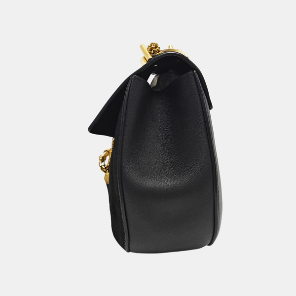 Drew Medium Calfskin Black