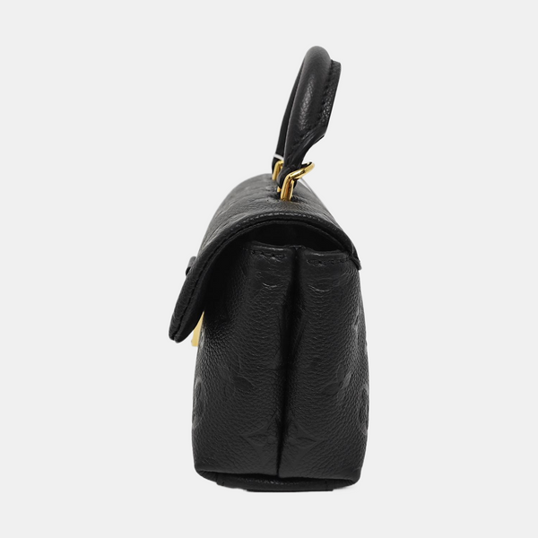 MADELEINE Nano Monogram Calfskin Black
