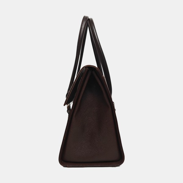 Calfskin Shoulder Bag Brown