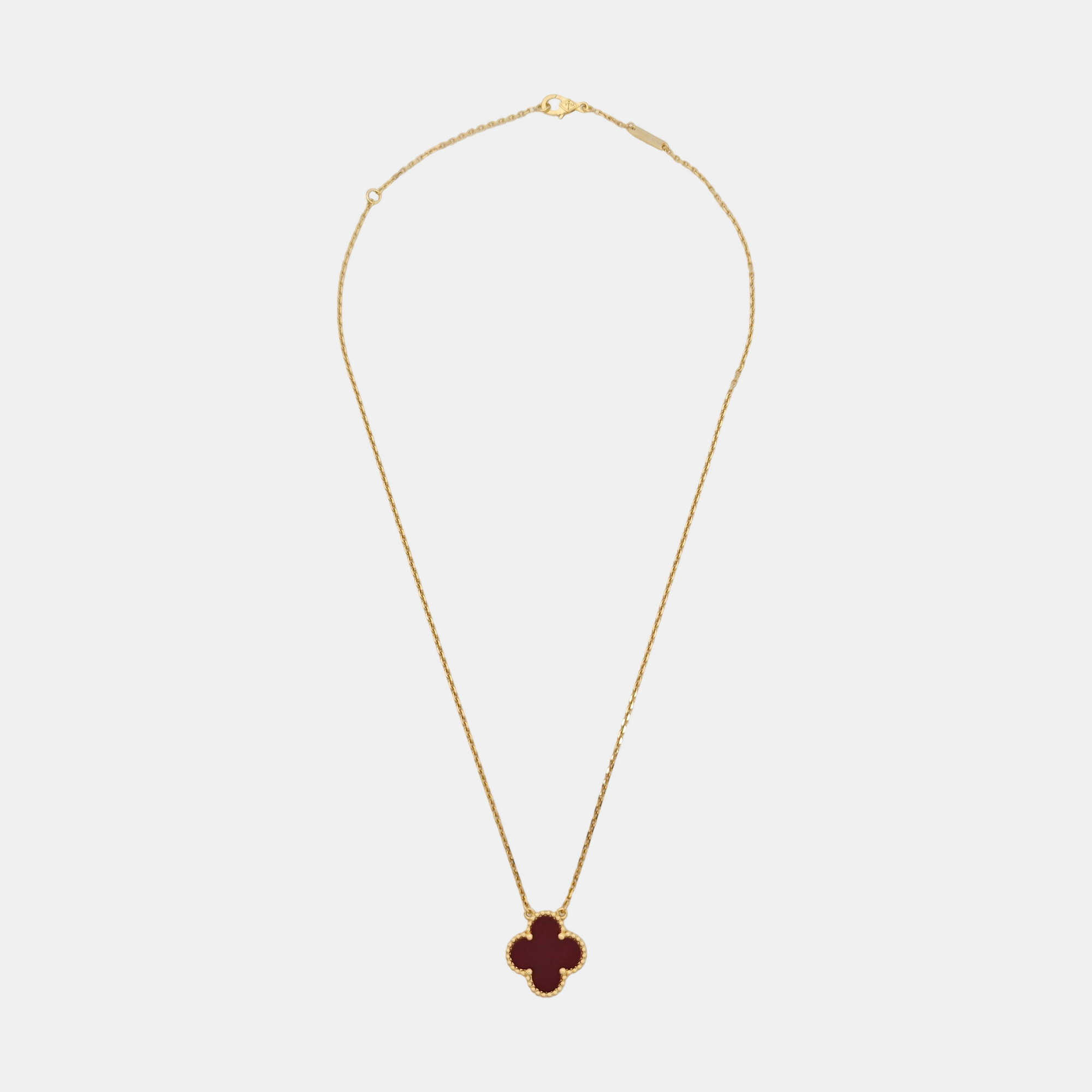 Vintage Alhambra 18k Gold Necklace