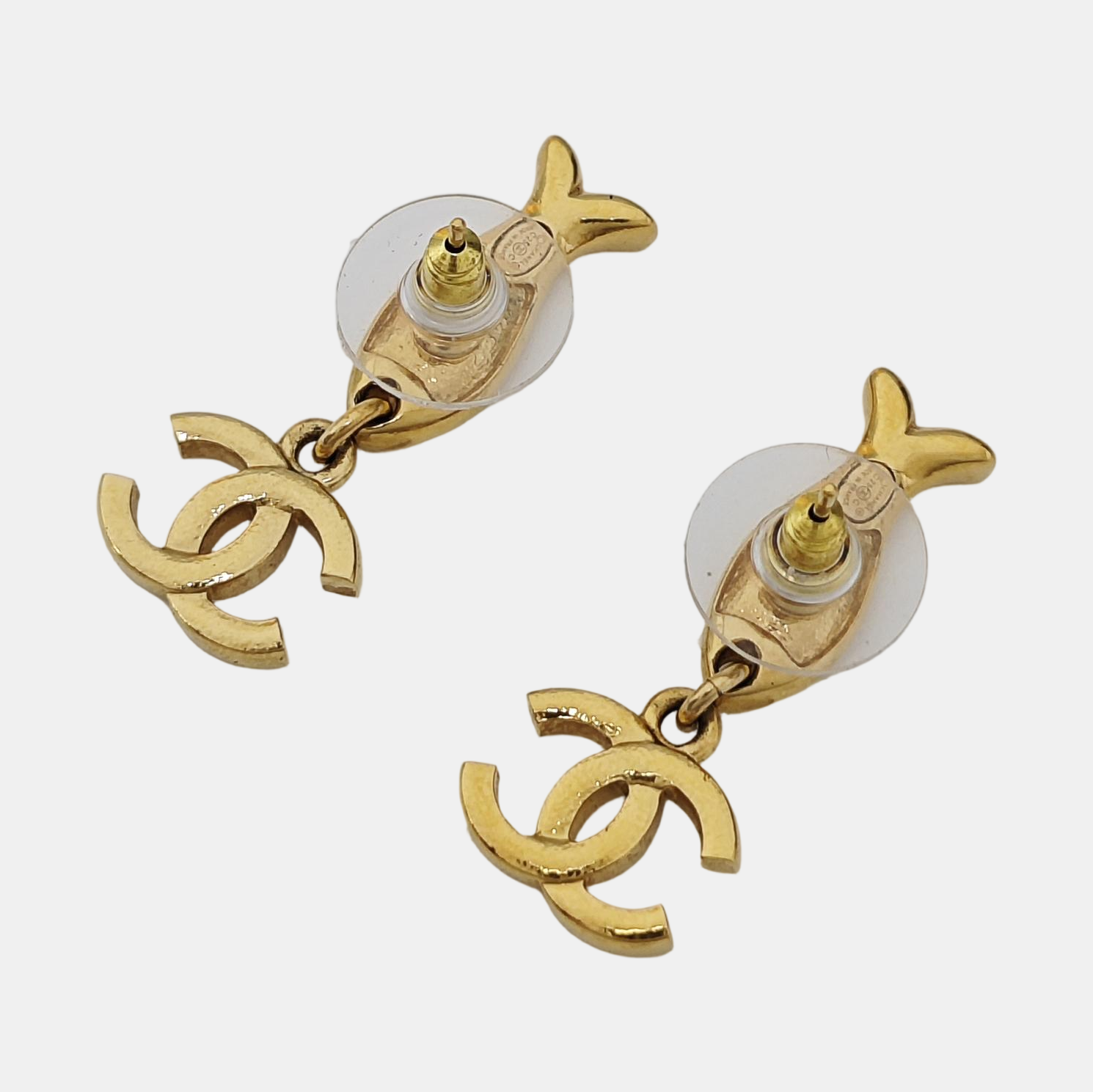 Metal Gold Stud Earrings