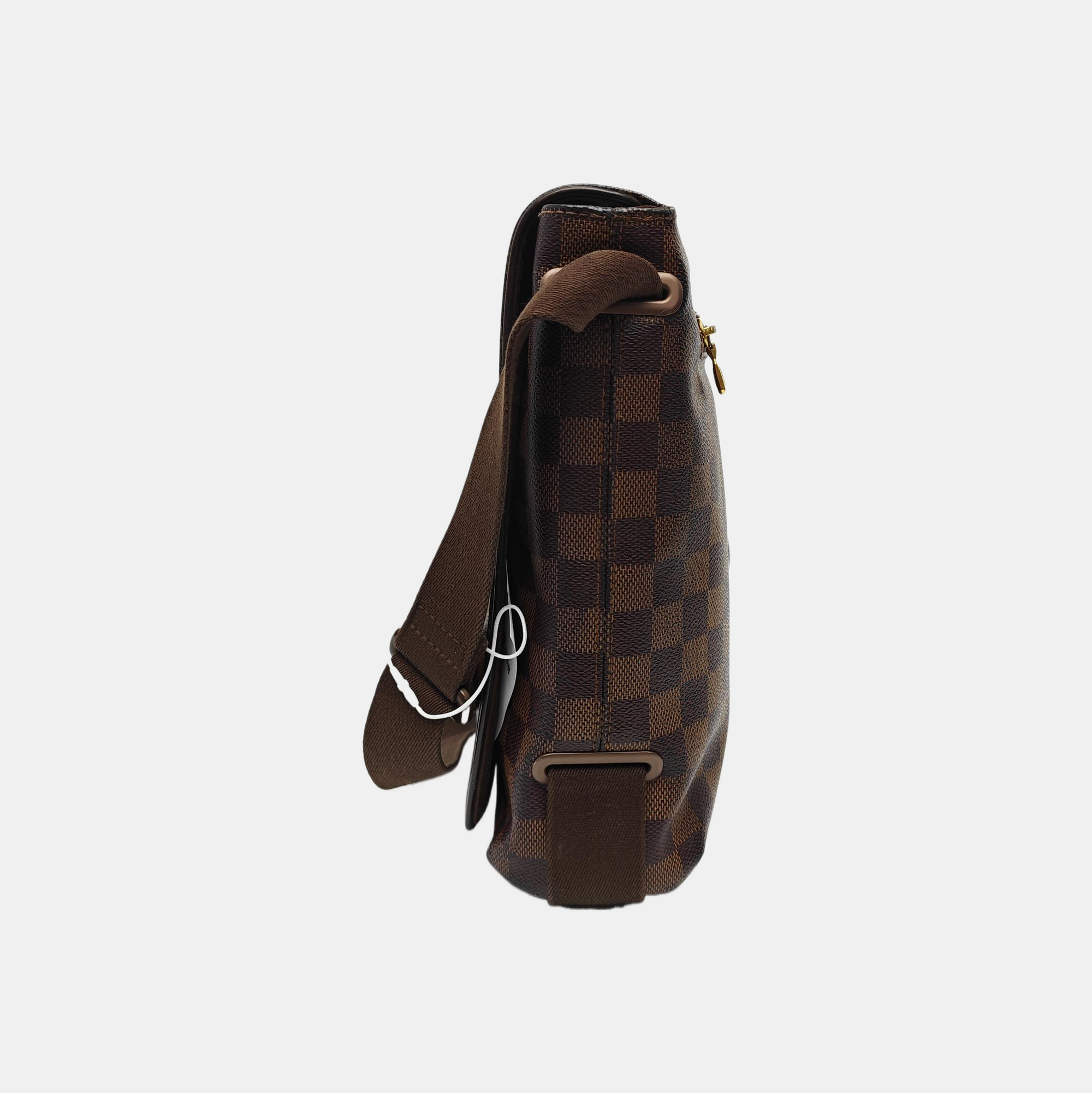 BROOKLYN Damier Ebene Coated Canvas Brown