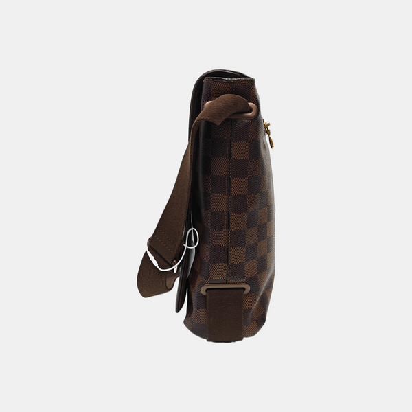 BROOKLYN Damier Ebene Coated Canvas Brown