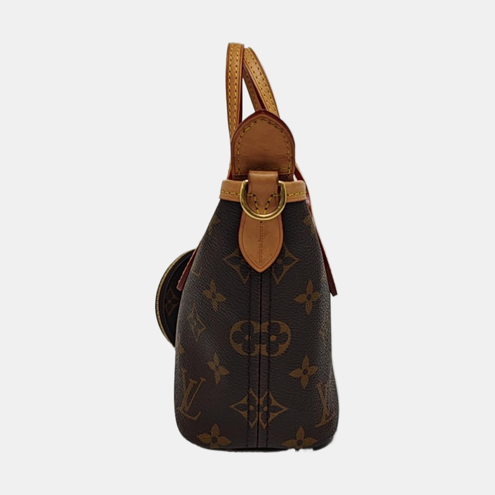 NEVERFULL BB Monogram Coated Canvas Brown