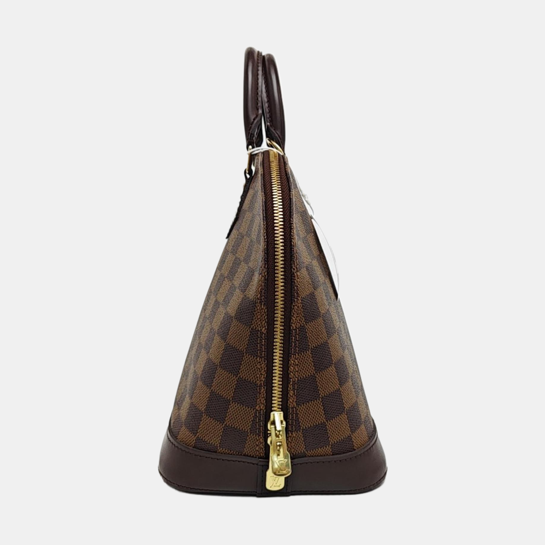 ALMA PM Damier Ebene Coated Canvas Brown