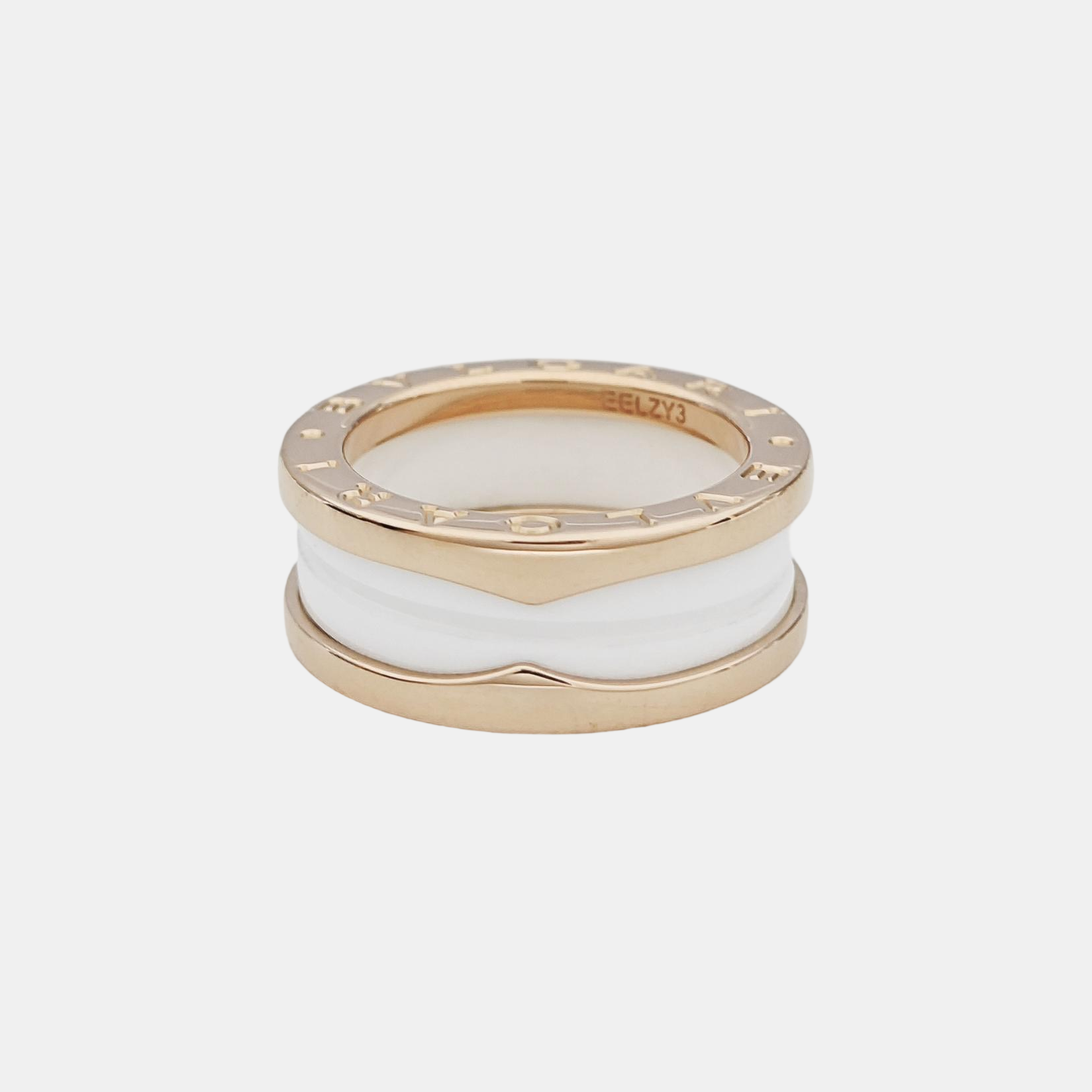 B.ZERO1 18k Rose Gold Ring EU 51