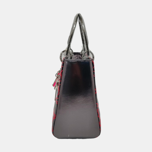 Lady Dior Medium Cannage Lambskin Gray