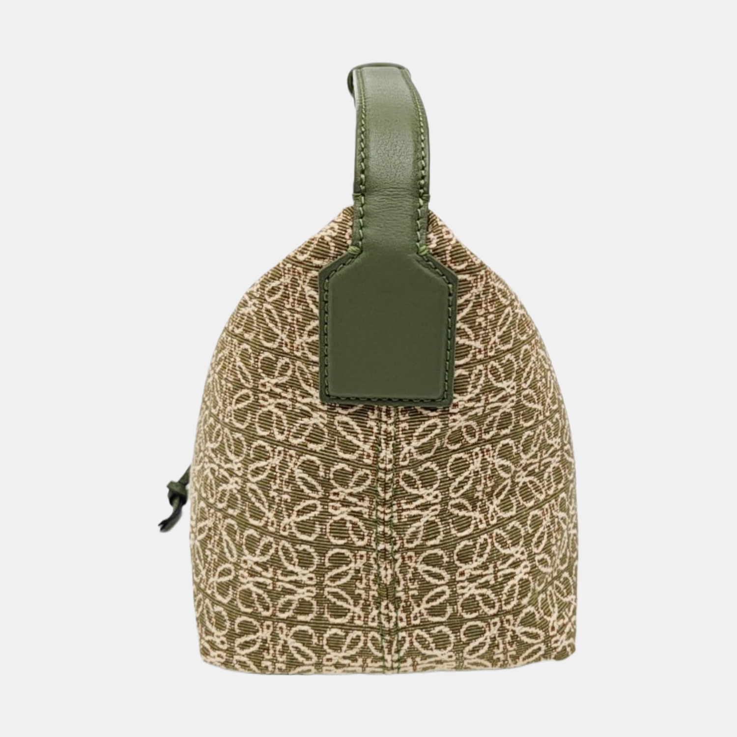 Canvas Top Handle Bag Green