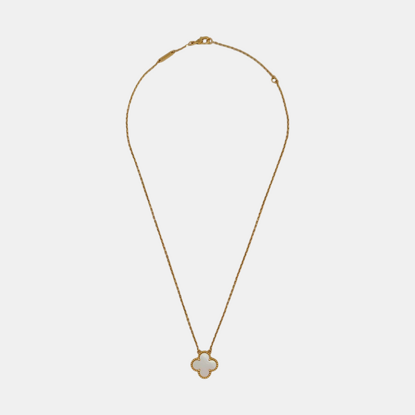Vintage Alhambra 18k Gold Necklace