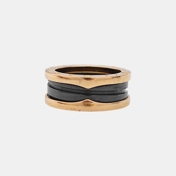 B.ZERO1 18k Rose Gold Ring EU 52
