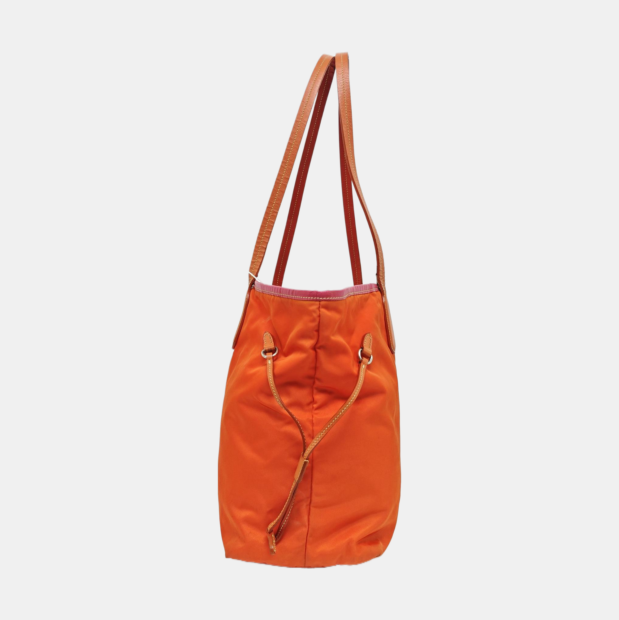 Vitello Phenix Tote Nylon Orange