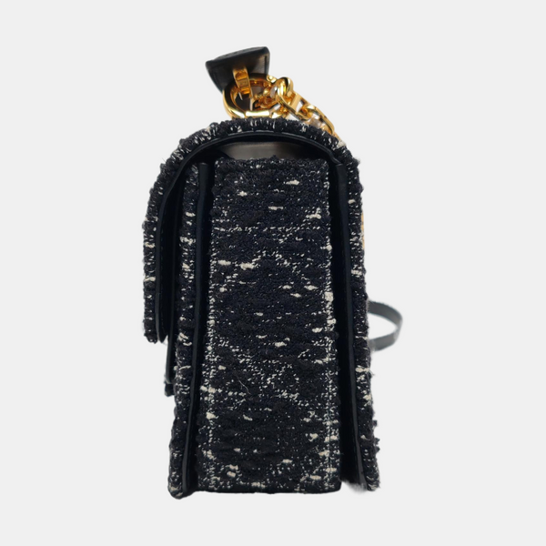 Jolie Small Cannage Wool Black