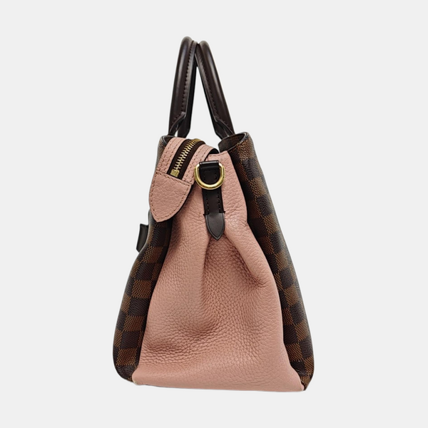 NORMANDY Damier Ebene Coated Canvas Brown