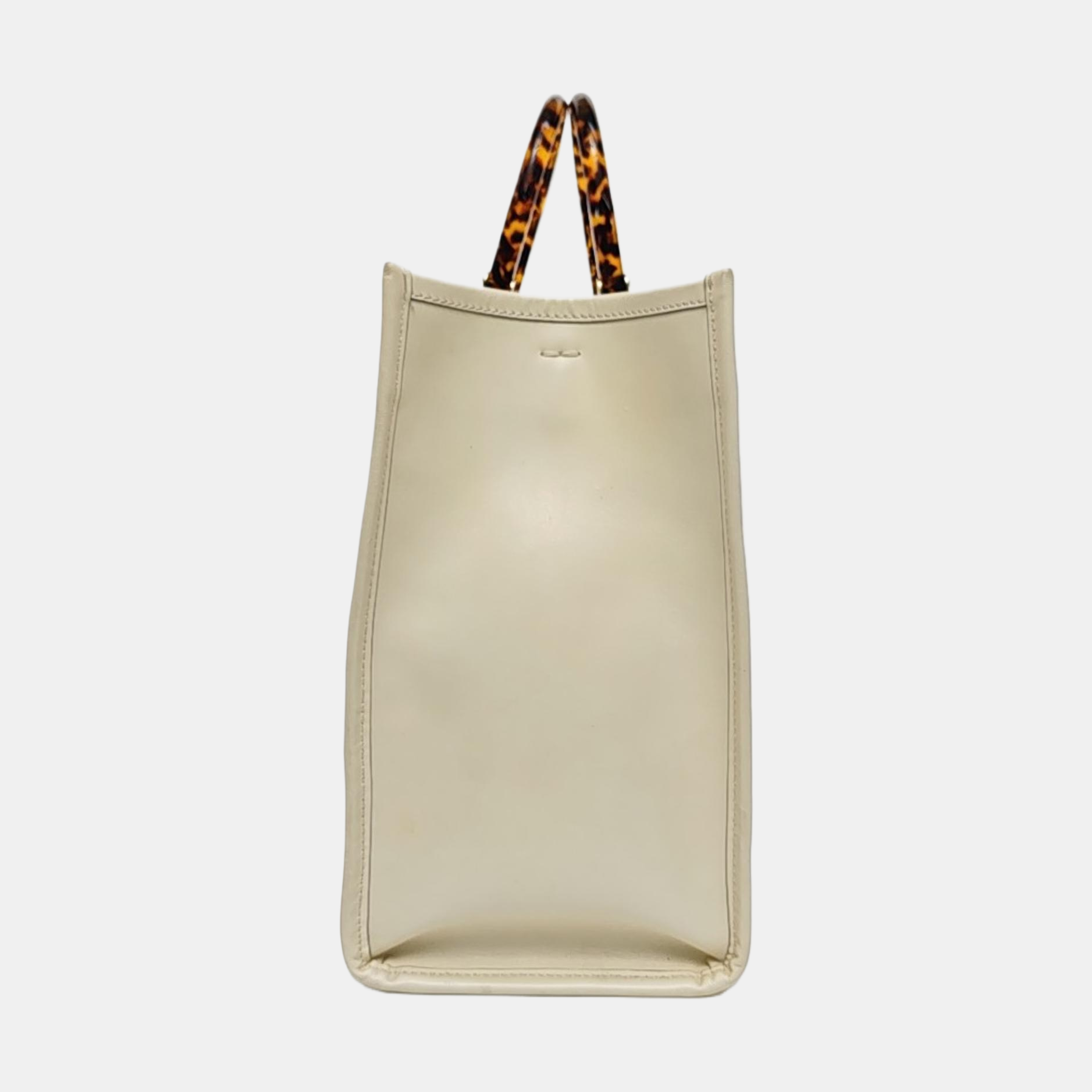 Sunshine Medium Calfskin White