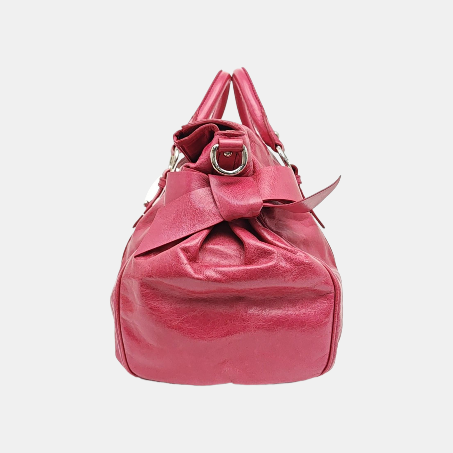 Bow Calfskin Pink
