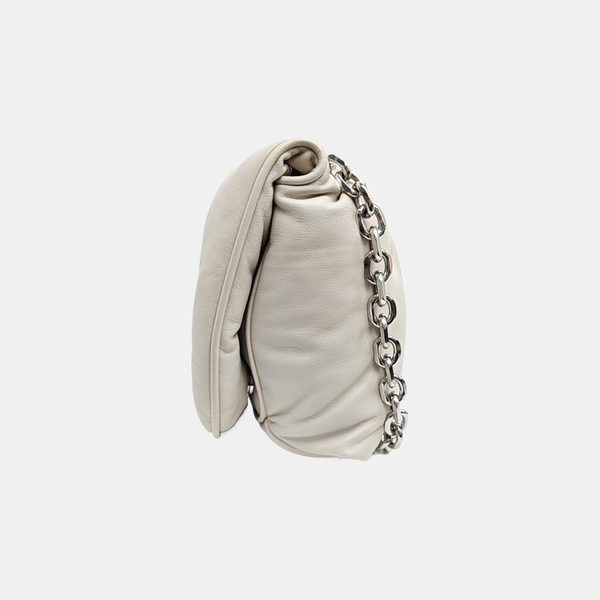 Lambskin Shoulder Bag White
