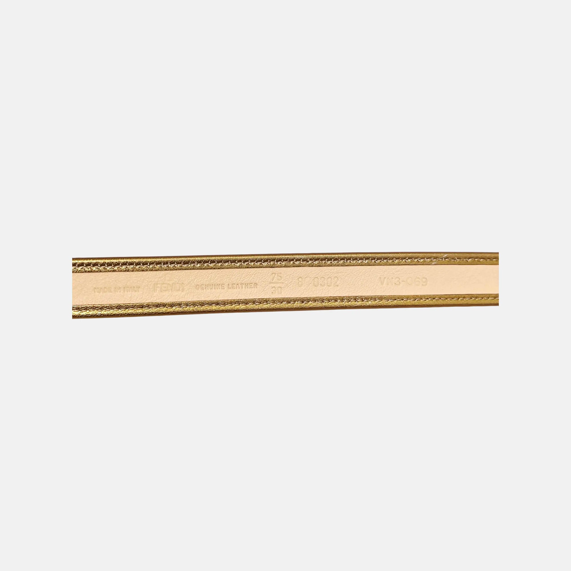 Leather Belt Yellow