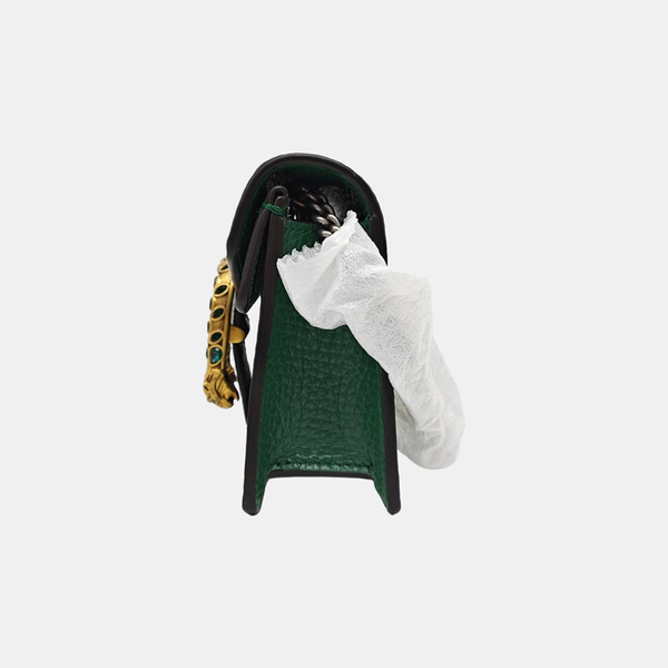 Dionysus Super Mini Calfskin Green