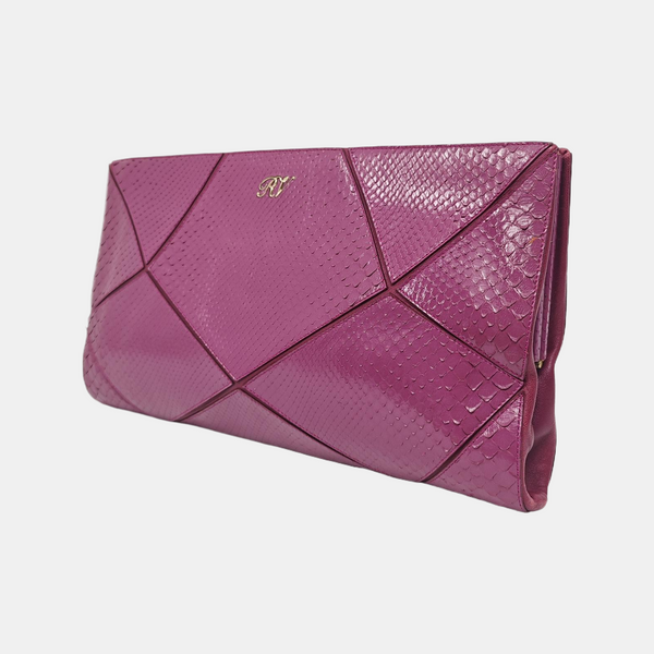 Python Clutch Purple