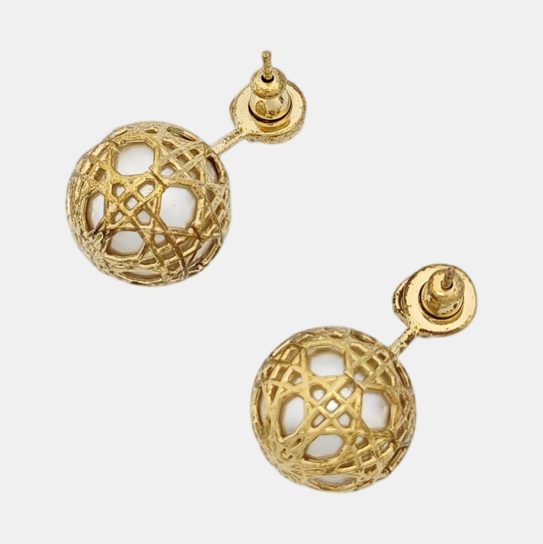 Clair D Lune Metal Gold Stud Earrings