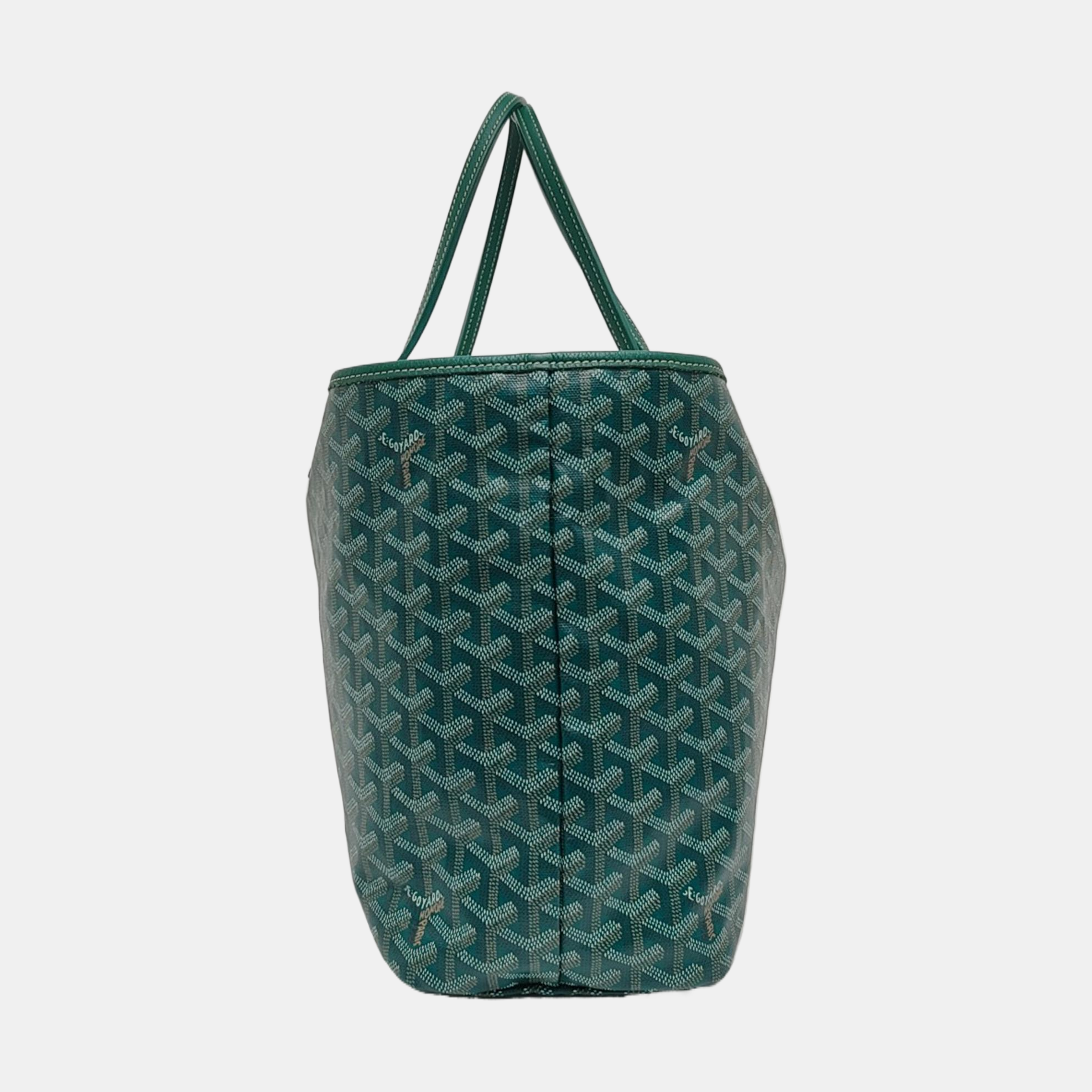 Authenticated pre-owned  Saint Louis PM Coated Canvas Green - Tote Bag at Looply