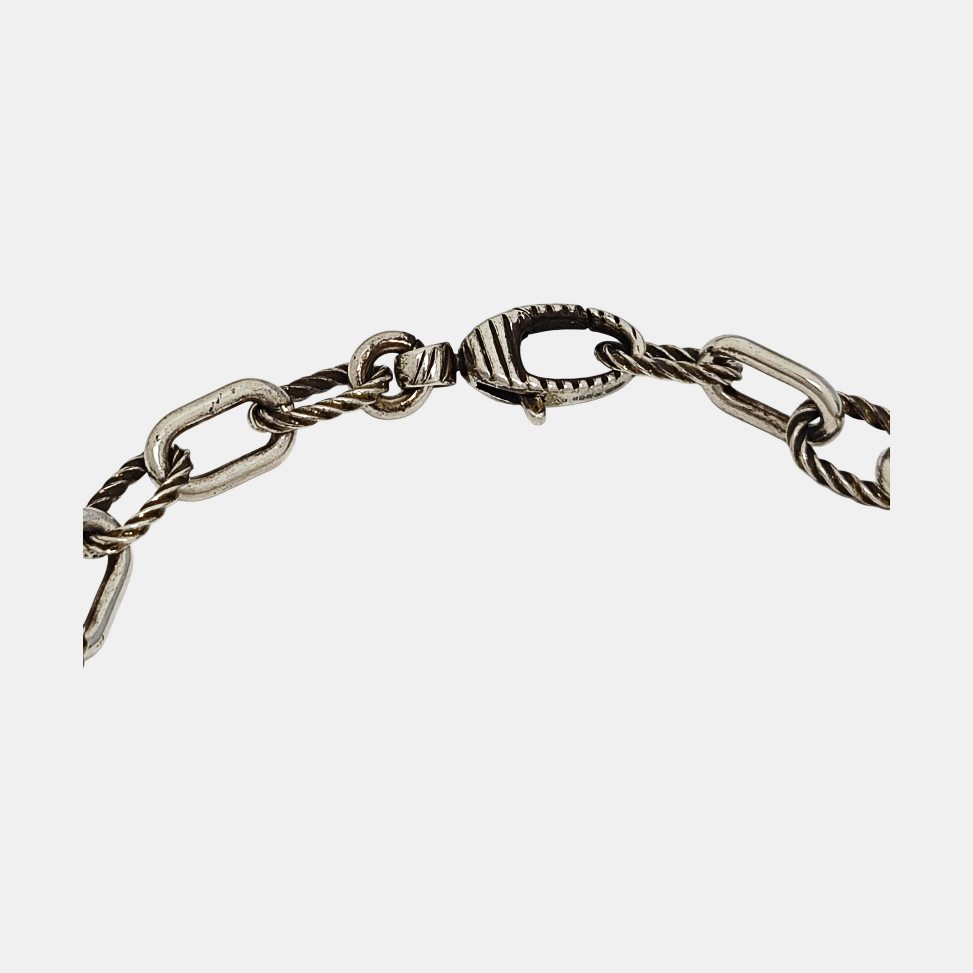 Interlocking G 925 Sterling Silver Bracelet