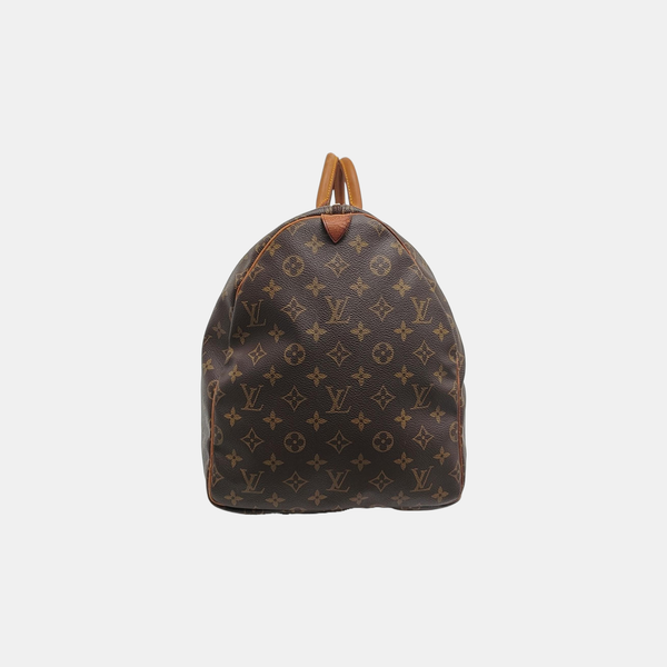 SAC SOUPLE 55 Monogram Coated Canvas Brown