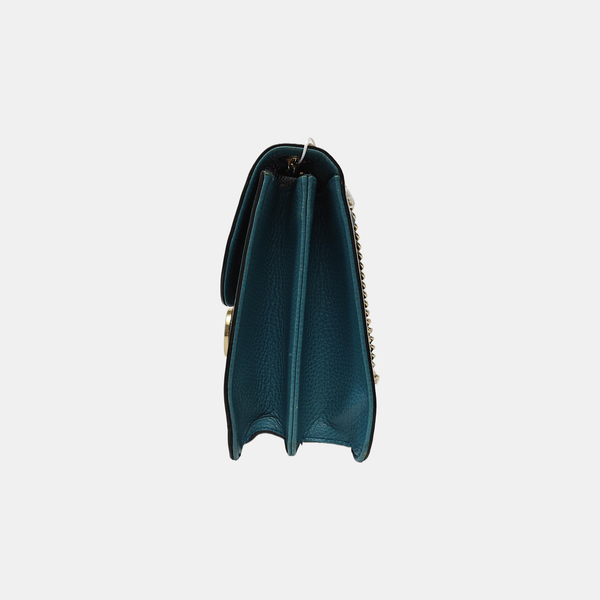 Interlocking G Large Calfskin Blue