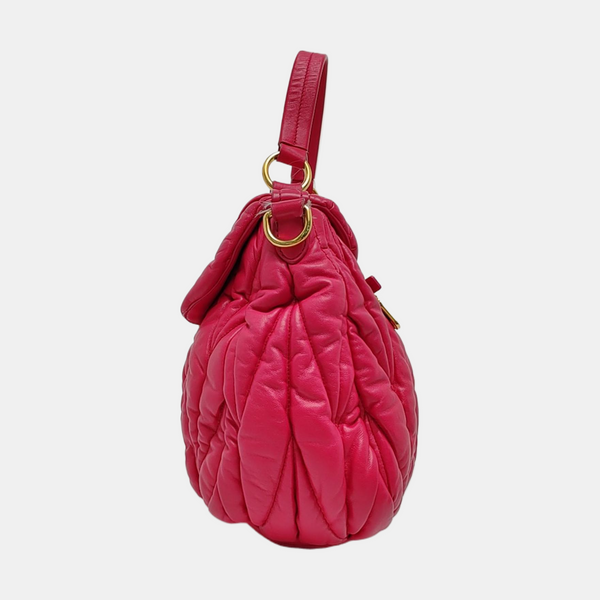 Quilted Lambskin Red
