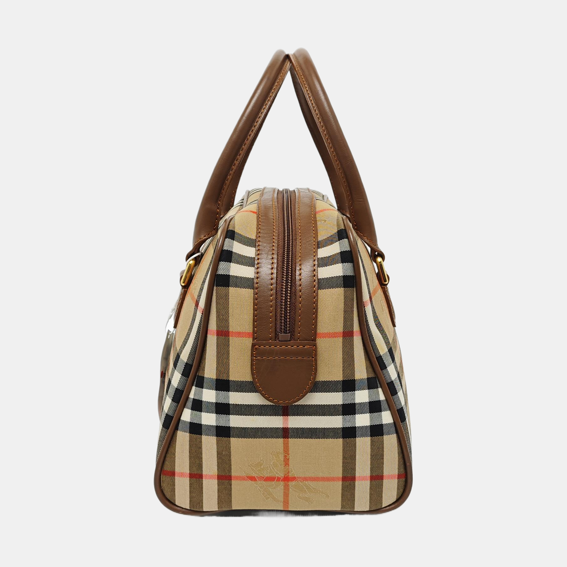 Canvas Top Handle Bag Beige